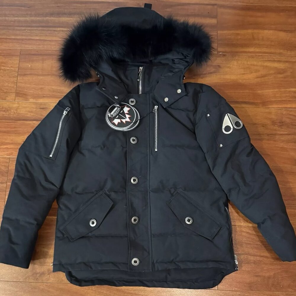 Black Q3 Down Moose Knuckles/ Mens